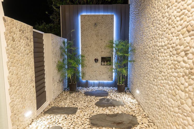 Lembeh Resort outdoor shower