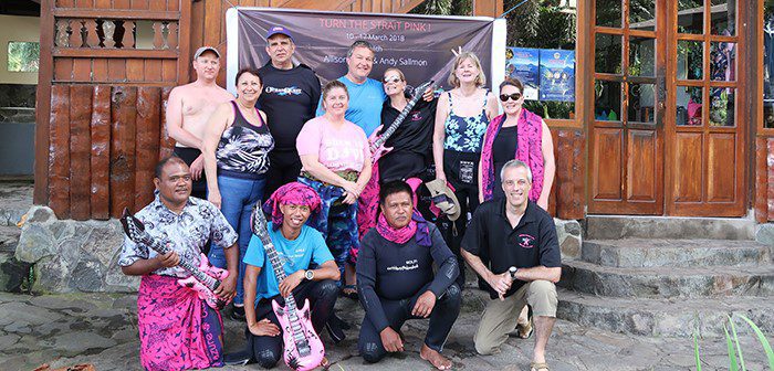 Dive into the pink group Lembeh Resort
