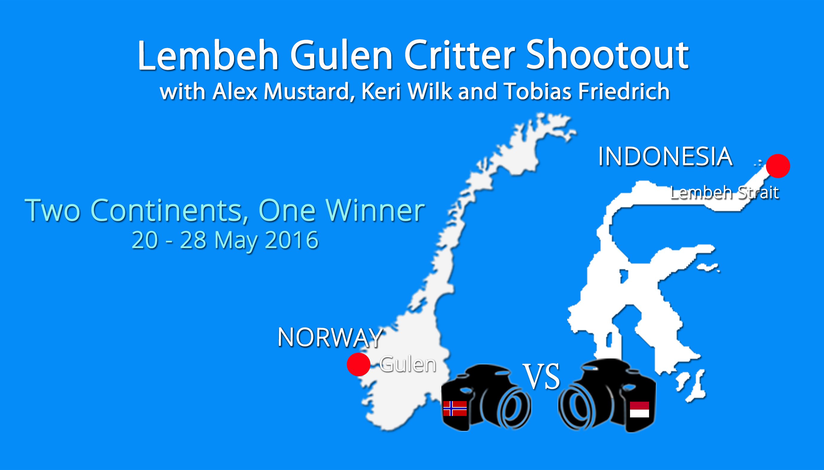 Lembeh Gulen Critter Shootout – 20th – 28th May 2016