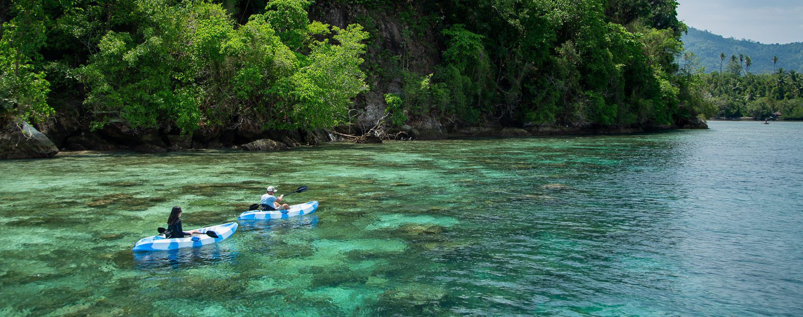 Kayaking in Lembeh Strait