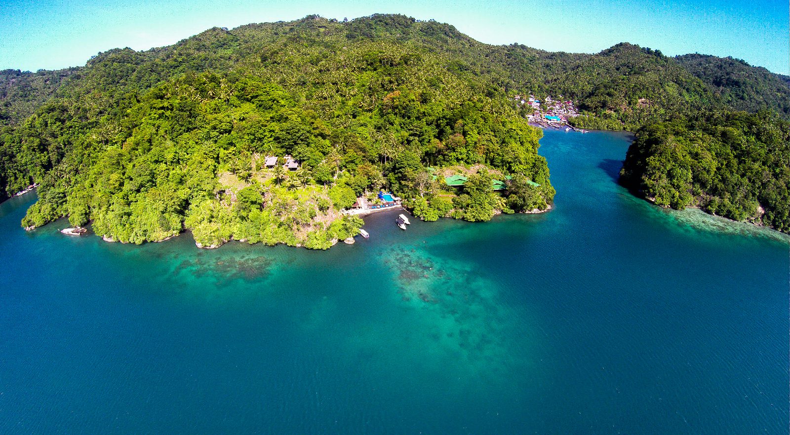 A Bird's Eye View of our Resort at Lembeh