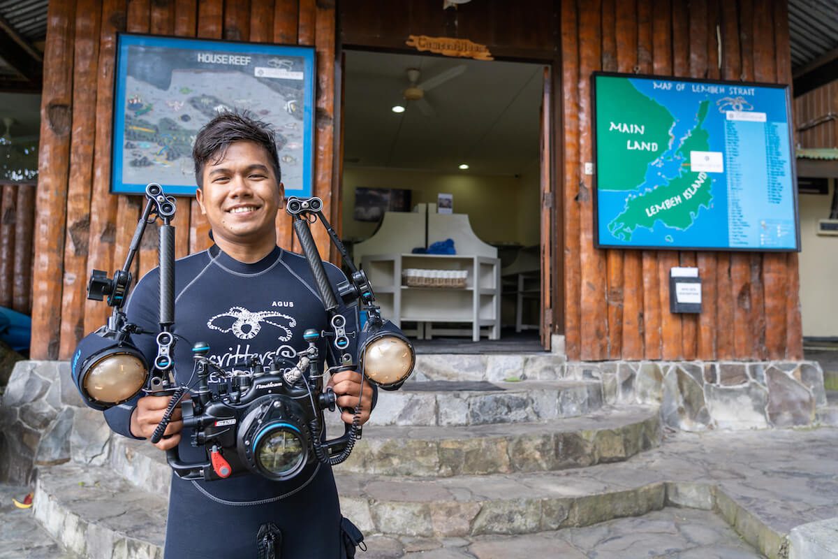 Lembeh Service Camera Luxury diving in Lembeh