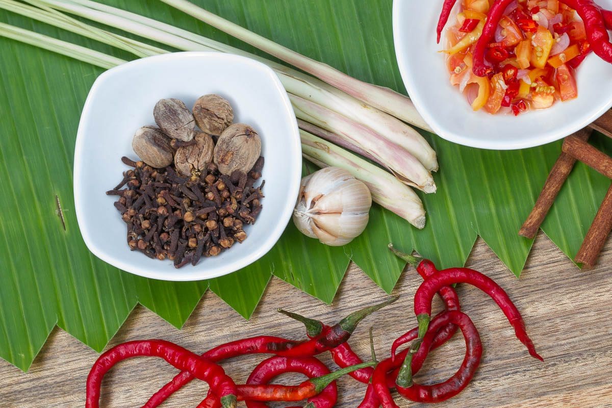 Indonesian spices and herbs