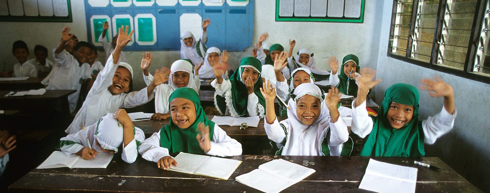 School Kids in Minahasan highlands