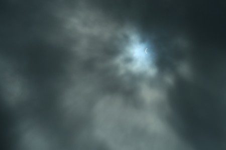 Solar eclipse in Lembeh