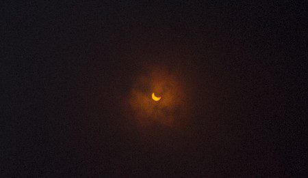 Solar eclipse in Lembeh