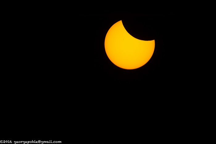 Solar Eclipse in Lembeh Island -1