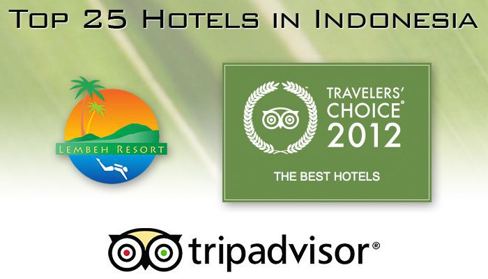We are one of the Top 25 Hotels in Indonesia!