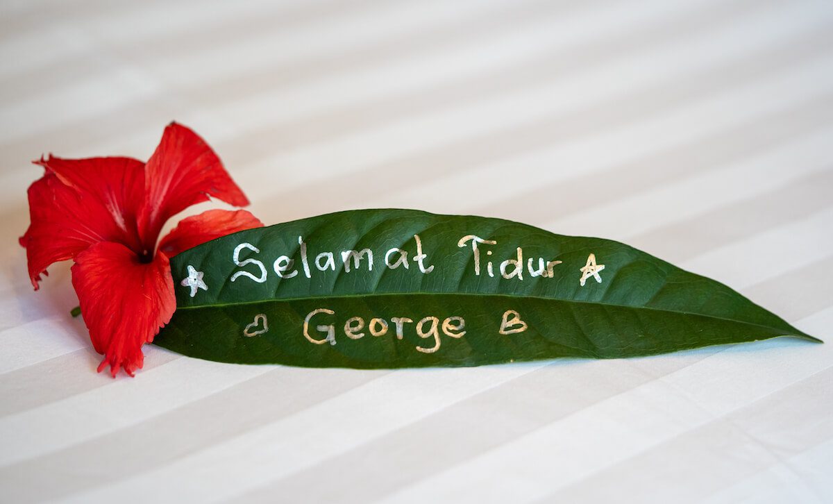 selamat tidur Service at Lembeh Resort